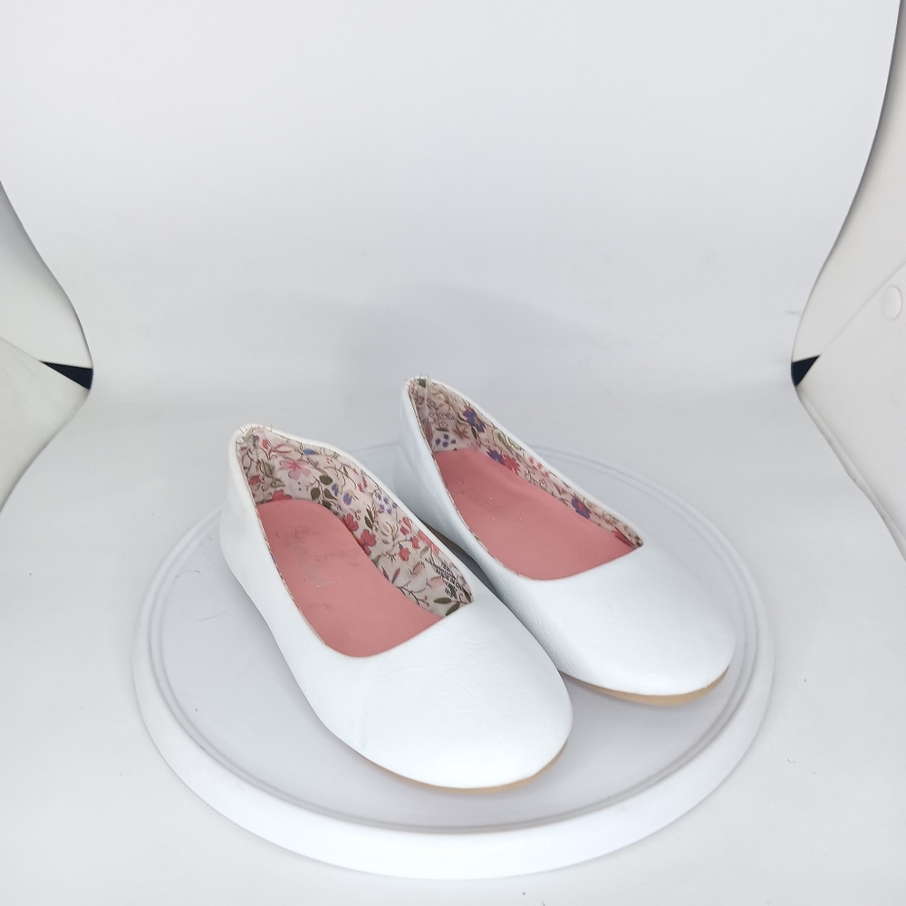 Little Angel Elegant White girl's ballet shoes